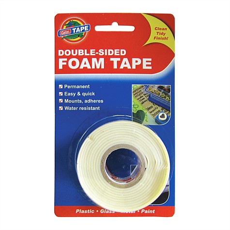 Gator Double Sided Foam Tape White