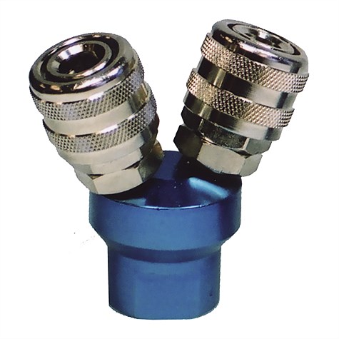 Air Coupling Twin Outlet