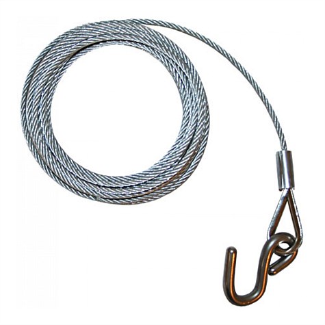Winch Wire Galvanised with Hook