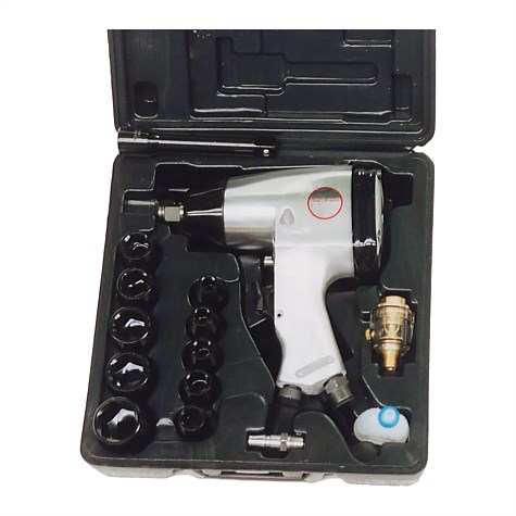 Wellmade Air Impact Wrench 1/2 Inch Kit