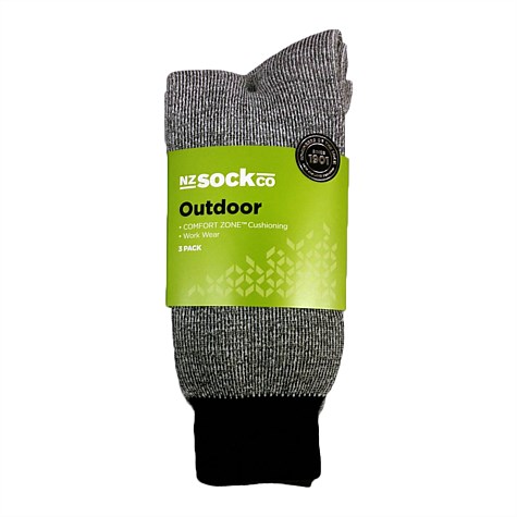 Outdoor Socks 3 Pair Pack NZ Sock Co