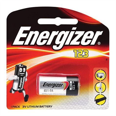 123 Battery Lithium Energizer