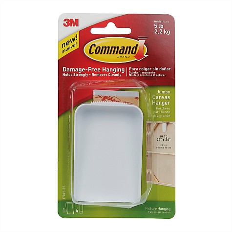 3M Command Jumbo Canvas Picture Hook