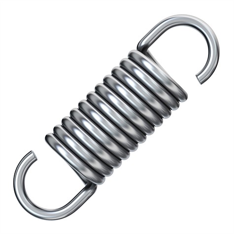 Century 3/16 Inch Zinc Plated Utility Ext Spring