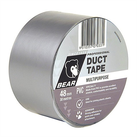 Norton Bear Silver PVC Duct Tape