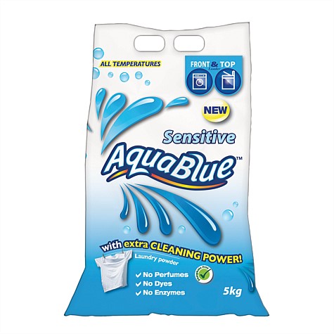 Aqua Blue 5kg Sensitive Laundry Powder 