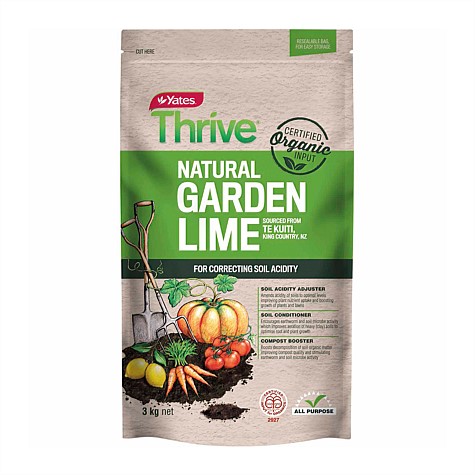 Yates Thrive Natural Garden Lime Fertiliser 3kg
