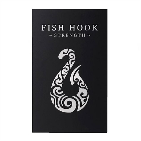 Fish Hook Metal Wall Art