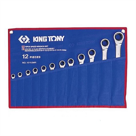 King Tony 12pc Combination Metric Speed Wrench Set