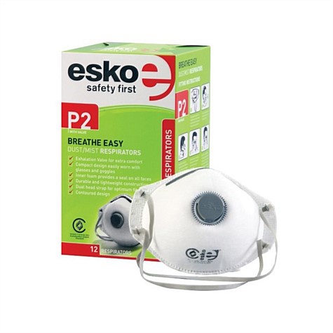 Esko P2 Disposable Respirator 12pk