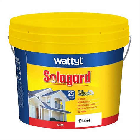 Wattyl Solagard Exterior Water Based Paint 10L Mid Base