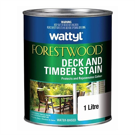 Forestwood Water Based Deck & Timber Stain 1L
