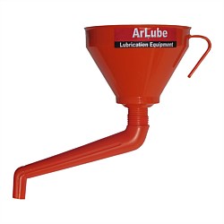 Arolube Large Angular Spout Funnel with Filter