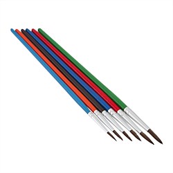 Artists Assorted Paint Brushes 12 Pack