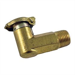 Spring Cap Elbow Brass Oiler 1/8 Inch BSP