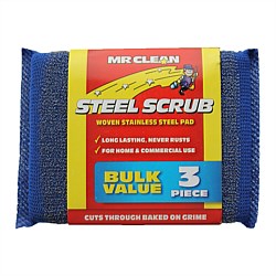 Mr Clean Steel Scrubs 3 Pack