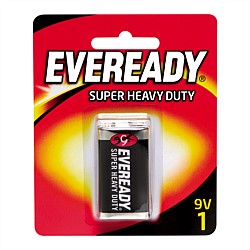 Eveready Super Heavy Duty 9V Battery 