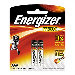 Energizer Max AAA Batteries 2 Pack