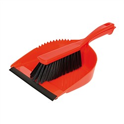 Rubber Bladed Brush And Pan Set 