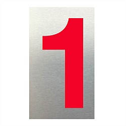 Markit Graphics 75mm Red Letterbox Number