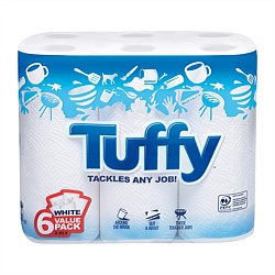 Tuffy 2Ply 6 Pack Paper Towels