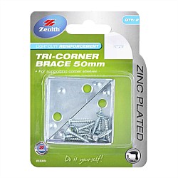 Zenith Zinc Plated Tri-Corner Brace