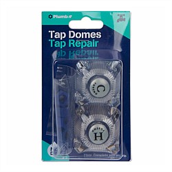 Plumb It Tap Domes With Inserts Pair
