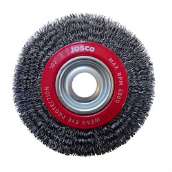 Josco Multi-Bore Crimped Wheel Brush