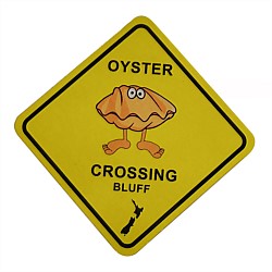 Bluff Oyster Crossing Fridge Magnet