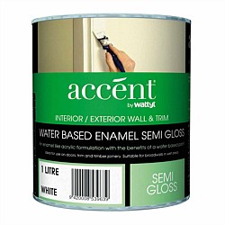 Accent Water Based Wall & Trim Semi-Gloss Enamel Paint