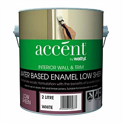 Accent Water Based Wall & Trim Low Sheen Enamel Paint