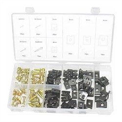 170 Piece Assorted Screw and Speed Nut Set