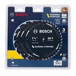 Bosch 3 Pack General Purpose Circular Saw Blades
