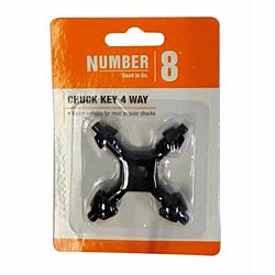 Number 8  4 Way Chuck Key
