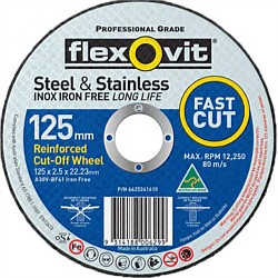 Flexovit Inox Iron Free Cut Off Wheel