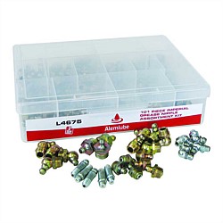 Alemlube 101pc Imperial Grease Nipple Assortment