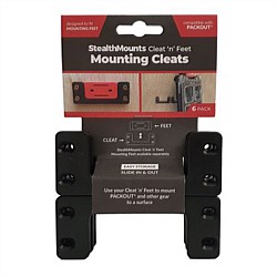 StealthMounts Cleat 'n' Feet Mounting Cleats 6pk
