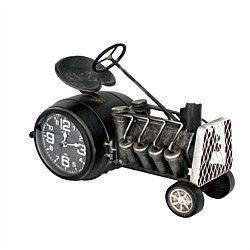 Decorative Antique Steam Engine Tractor Clock