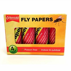 Rentokil Fly Papers 4pk