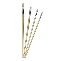 PAL Oval Detail Paint Brush 4 Pack