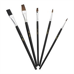 Masterflow 5 Pack of Artists Paint Brushes