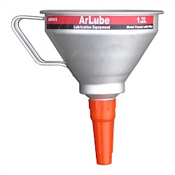 Metal Funnel with Filter 1.2L Arolube