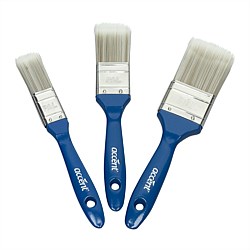 3 Piece Accent Interior Synthetic Paint Brush Set