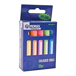 Assorted Colour 10 Pack of Chalk Promark