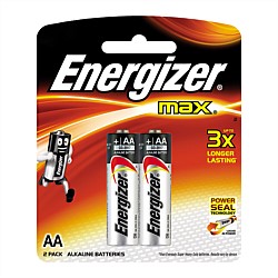 AA Batteries Energizer Max 2 Pack