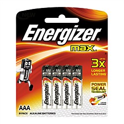 AAA Batteries Energizer Max 8 Pack