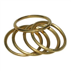 Hipkiss Brass Curtain Ring