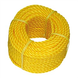 Minicoil Yellow Polyprop Rope