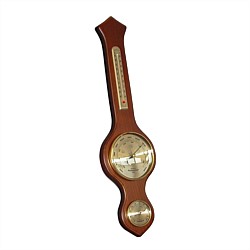Rimu Coloured Banjo Style Barometer