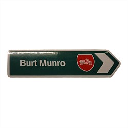 Burt Munro Road Sign Magnet